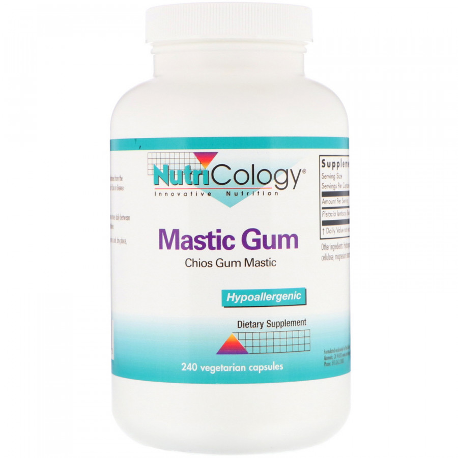 Смола мастикового дерева, Mastic Gum, Nutricology, 240 кап.