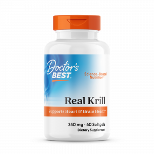 Олія криля, Real Krill, Doctor's Best, 350 мг, 60 гелевих капсул