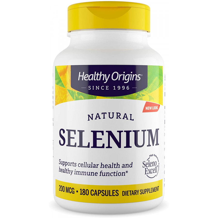 Селен, Seleno Excell, Healthy Origins, 200 мкг, 180 капсул