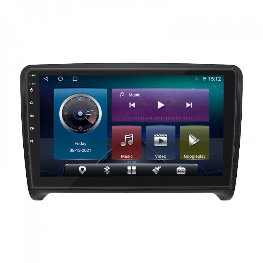 Штатная магнитола Lesko для Audi TT II (8J) Рестайлинг 2010-2014 экран 9" 4/64Gb 4G Wi-Fi GPS Top