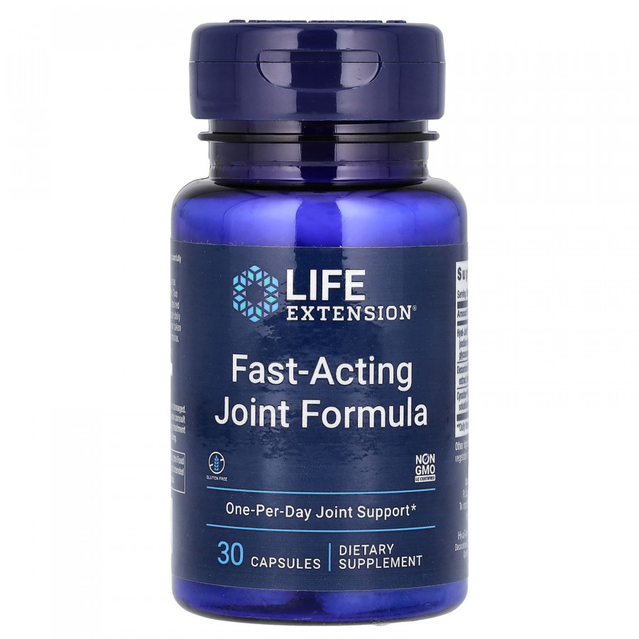 Комплекс для суглобів, Fast-Acting Joint Formula, Life Extension, 30 капсул
