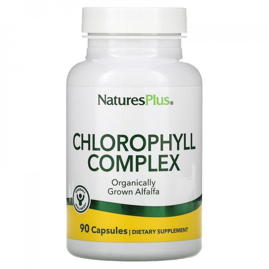 Хлорофіл, Chlorophyll, Nature's Plus, комплекс, 90 капсул.