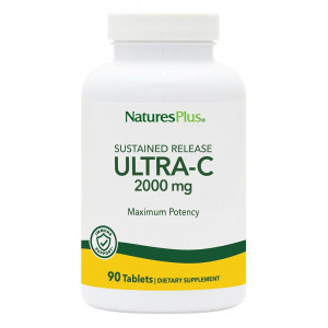 Вітамін С, Ultra-C, Nature's Plus, 2000мг, 90 таблеток
