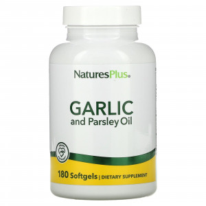 Часник і петрушка (масло), Garlic and Parsley Oil, Nature's Plus, 180 гелевих капсул