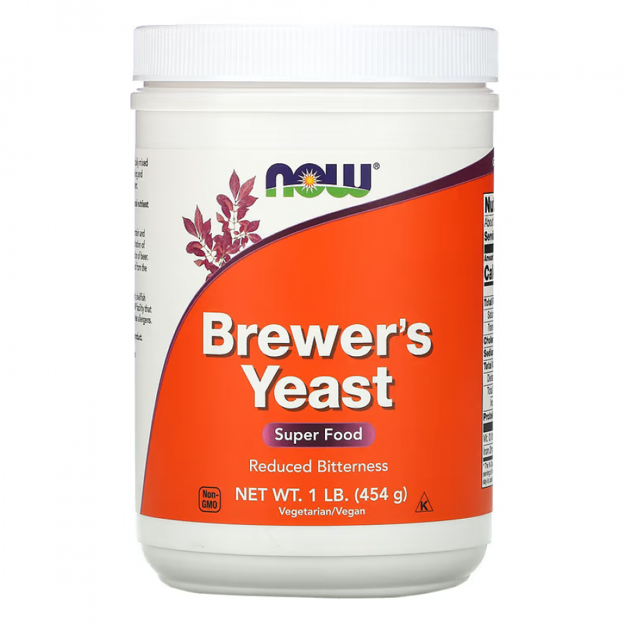Пивні дріжджі, Brewer's Yeast, Now Foods, Super Food, 454 гр.