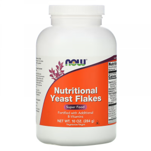 Харчові дріжджі (пластівці), Nutritional Yeast, Now Foods, 284 гр