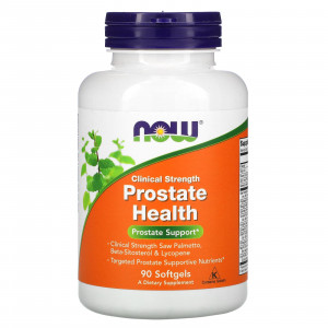Підтримка простати, Clinical Strength Prostate Health, Now Foods, 90 гелевих капсул