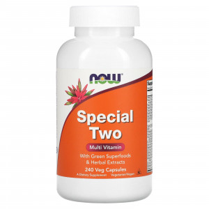 Мультивітаміни, Special Two,  NOW Foods, 240 вегетаріанських капсул