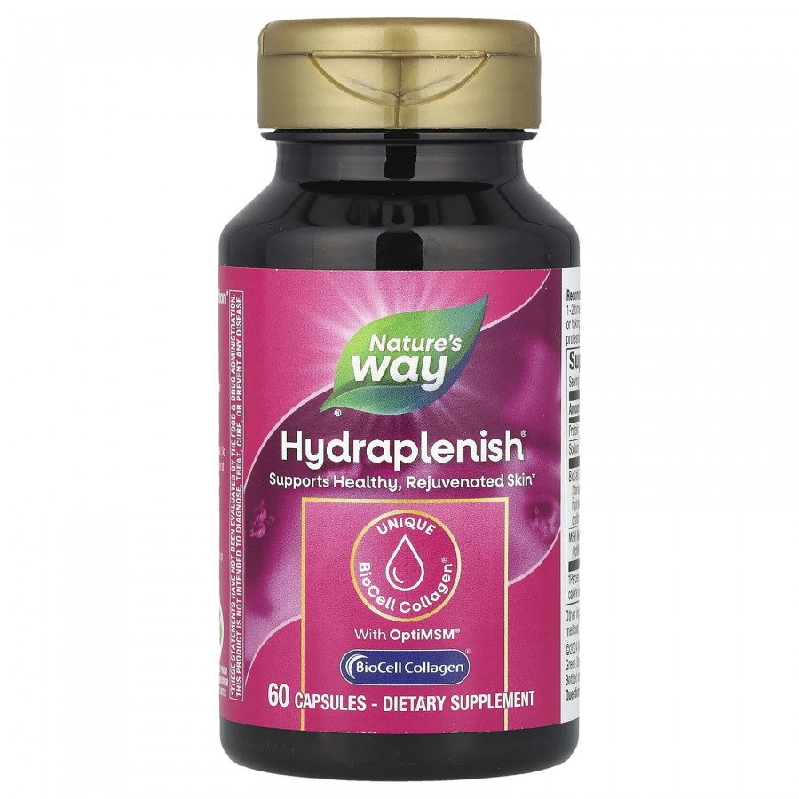 Гіалуронова кислота + МСМ, Hyaluronic Acid With MSM, Nature's Way, 60 капсул