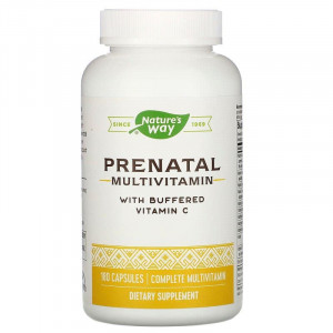 Мультивітаміни для вагітних, Prenatal Multi Vitamin & Mineral, Nature's Way, 180 капсул