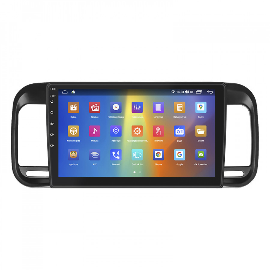 Штатная магнитола Lesko для Brilliance M2 (BS4) I 2006-2010 экран 9" 2/32Gb CarPlay 4G Wi-Fi GPS Prime