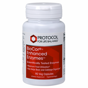 Травні ферменти широкого спектру, BioCore® Enhanced Enzymes™, Protocol for Life Balance, 90 веганських капсул