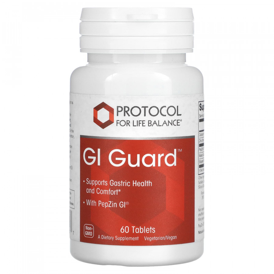 Підтримка кишкової мікрофлори, GI Guard AM, Protocol for Life Balance, 60 таблеток