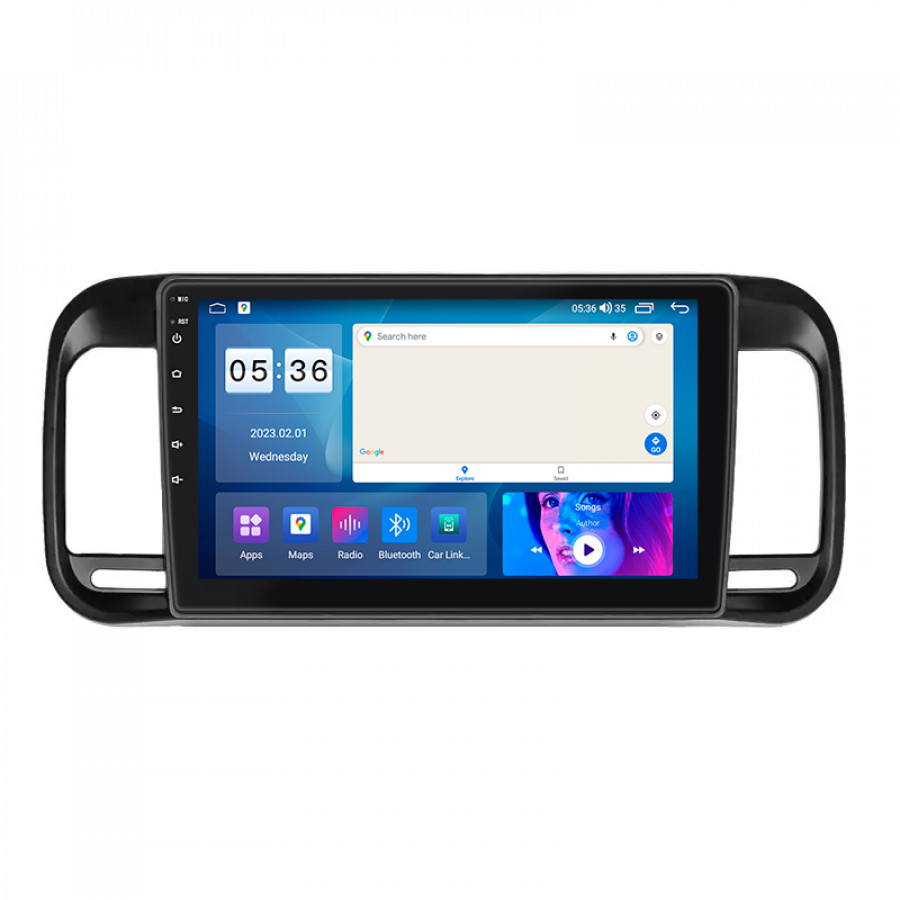 Штатная магнитола Lesko для Brilliance M2 (BS4) I Рестайлинг 2010-2012 экран 9" 2/32Gb CarPlay 4G Wi-Fi GPS Prime