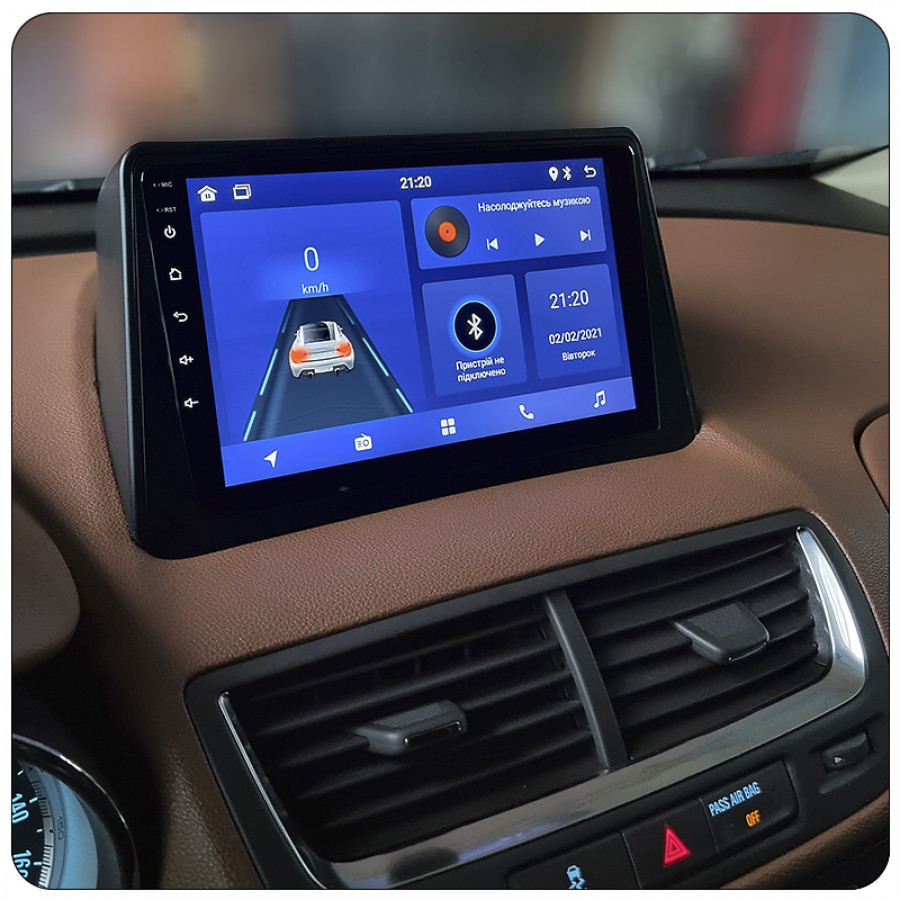 Штатная магнитола Lesko для Buick Encore I 2012-2016 экран 9" 2/32Gb CarPlay 4G Wi-Fi GPS Prime