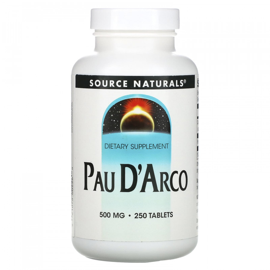 По д'арко, Pau D'Arco, Source Naturals, 250 мг, 250 таблеток