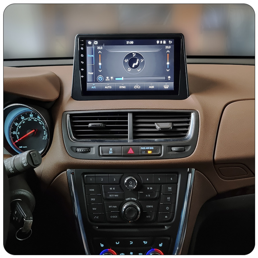 Штатная магнитола Lesko для Buick Encore I 2012-2016 экран 9" 4/64Gb 4G Wi-Fi GPS Top