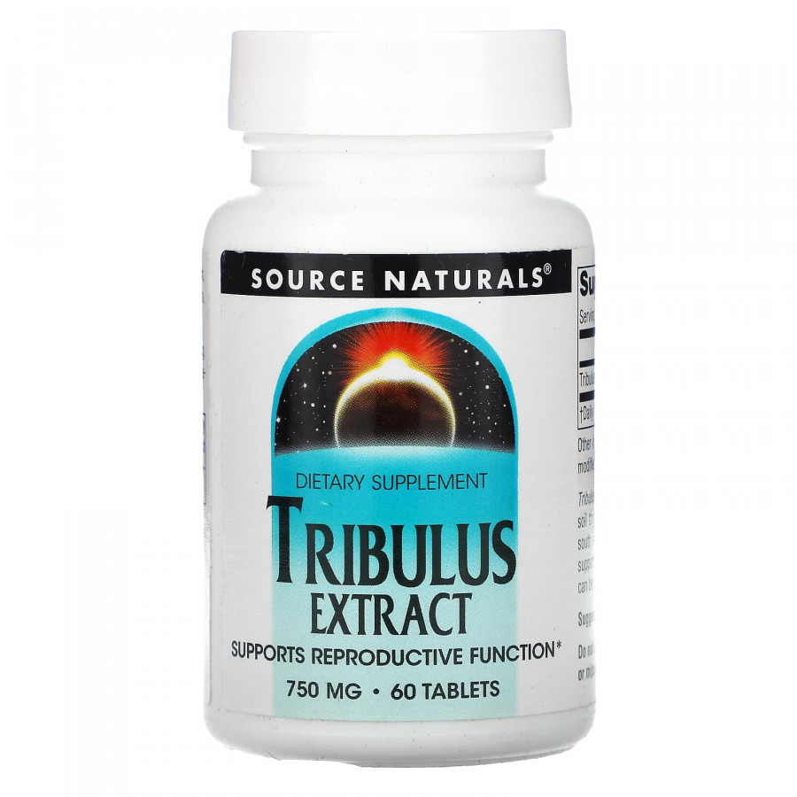 Трибулус екстракт, Tribulus, Source Naturals, 750 мг, 60 табл.