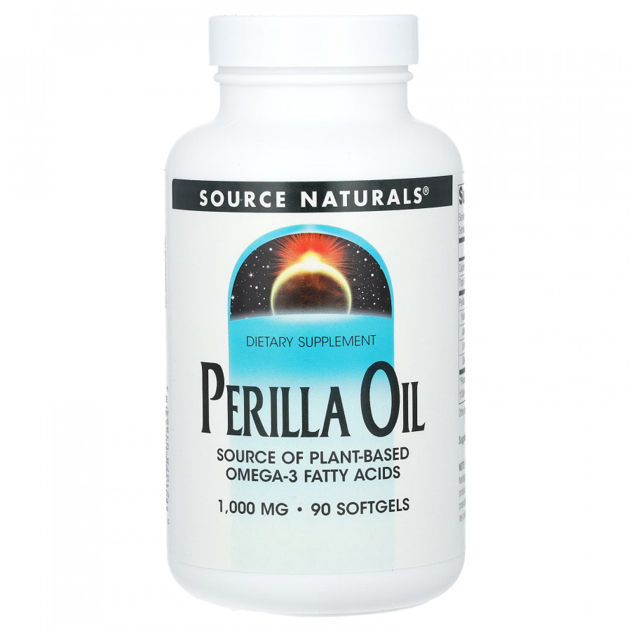 Олія перили, Perilla Oil, Source Naturals, 90 гелевих капсул (333 мг у капсулі)