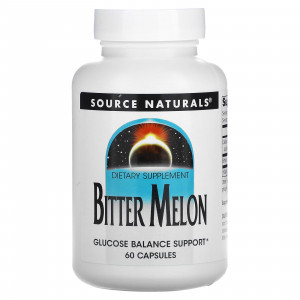 Екстракт гіркої дині, Bitter Melon, Source Naturals, 60 капсул