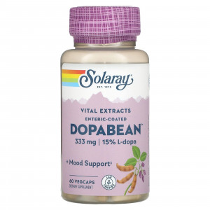 Мукуна пекуча, Mucuna Pruriens, Solaray, 333 мг, 60 капсул