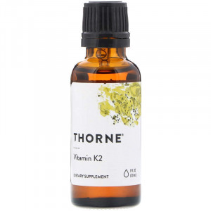 Вітамін К2 (Vitamin K2), Thorne, рідкий, 30 мл