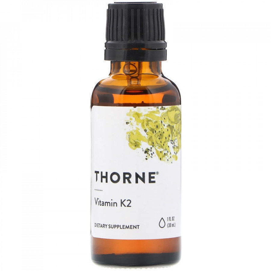 Вітамін К2 (Vitamin K2), Thorne, рідкий, 30 мл