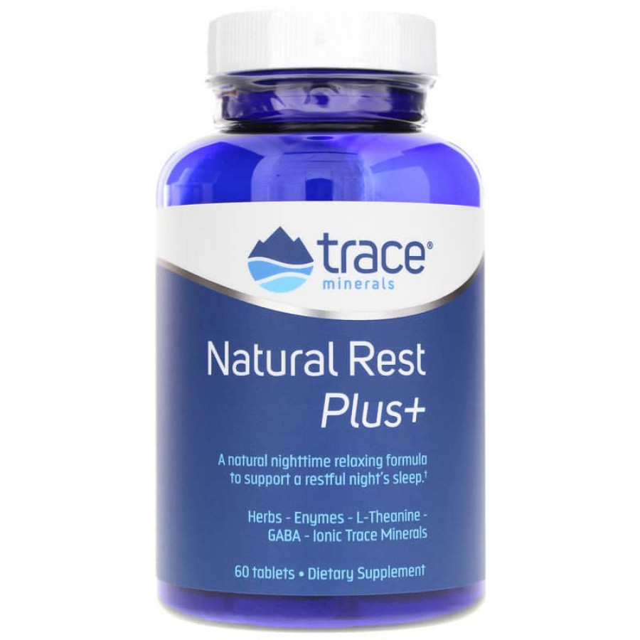 Підтримка сну, NaturalRest Plus+, Trace Minerals Research, 60 таблеток