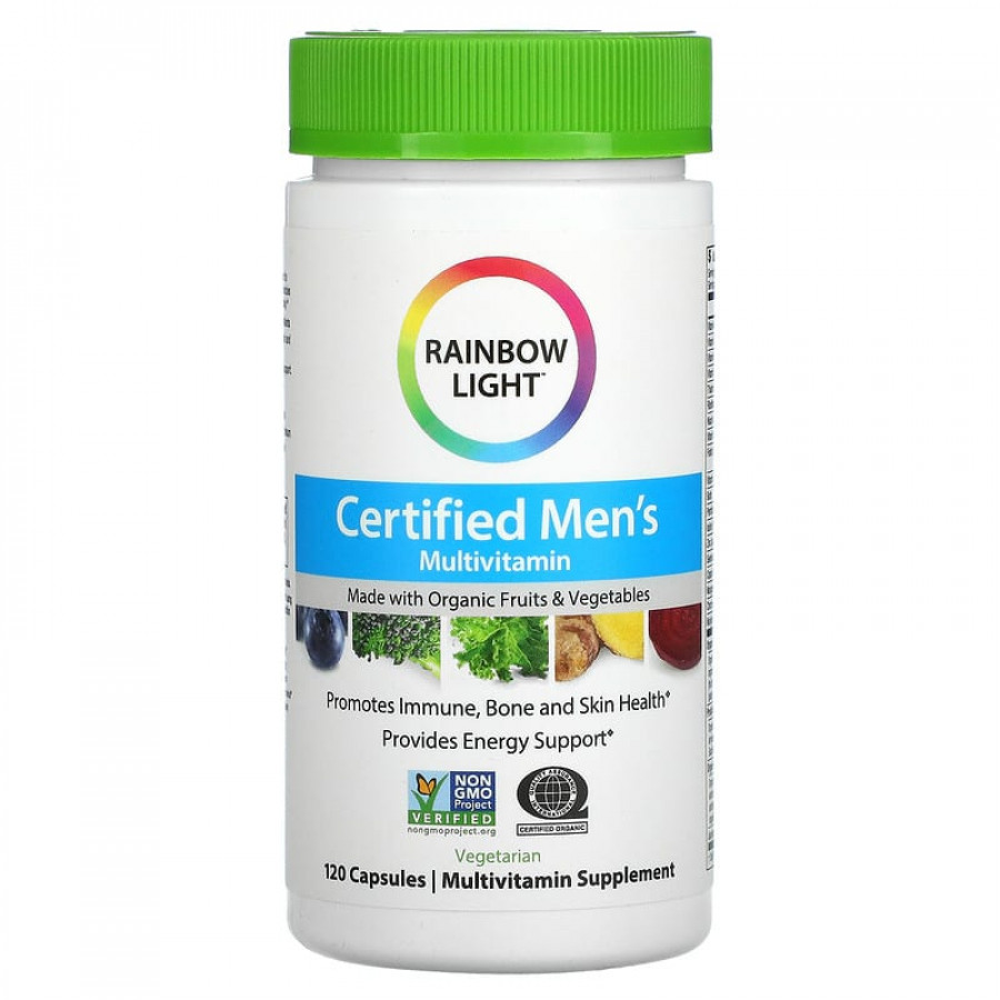 Мультивітамінні для чоловіків, Men's Multivitamin, Rainbow Light, 120 капсул