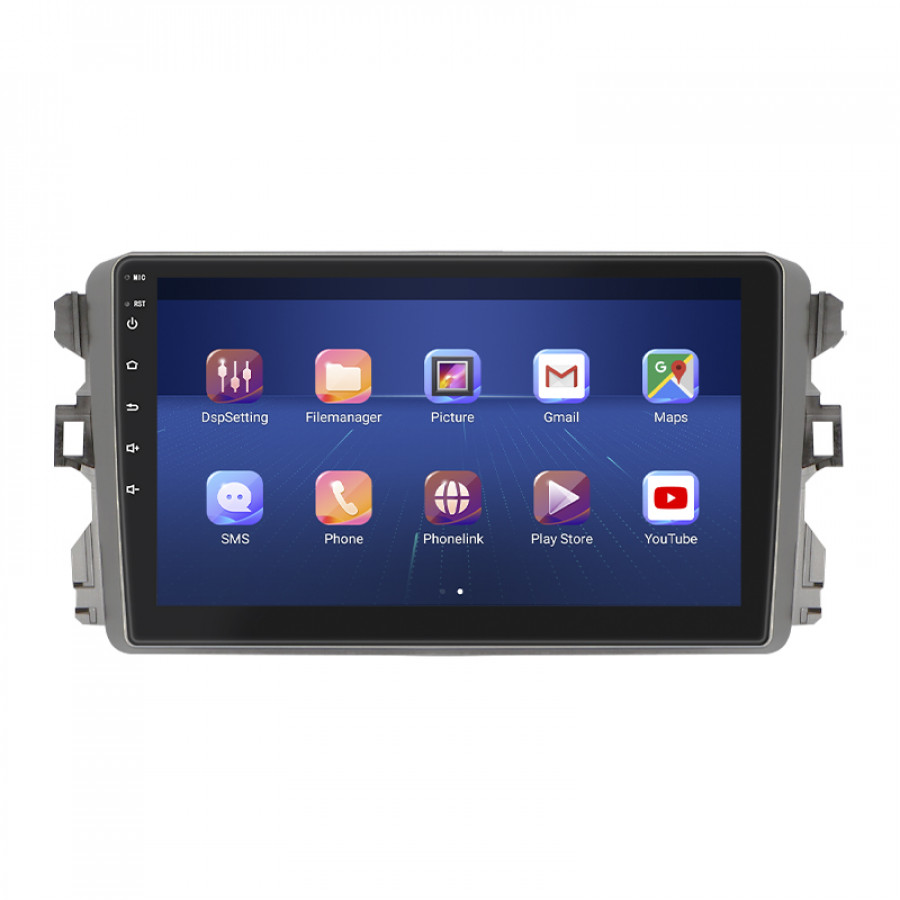 Штатная магнитола Lesko для BYD G3  2009-2014 экран 9" 6/128Gb 4G Wi-Fi GPS Top