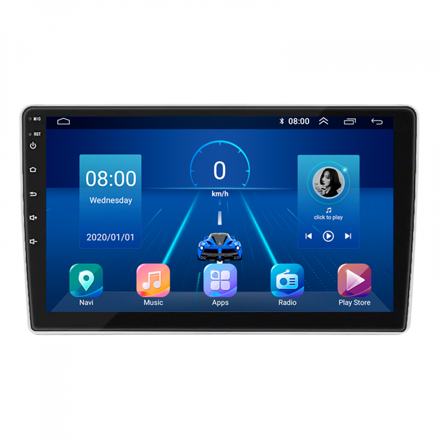 Штатная магнитола Lesko для Peugeot Expert II Рестайлинг 2012-2016 экран 9" 4/32Gb 4G Wi-Fi GPS Top
