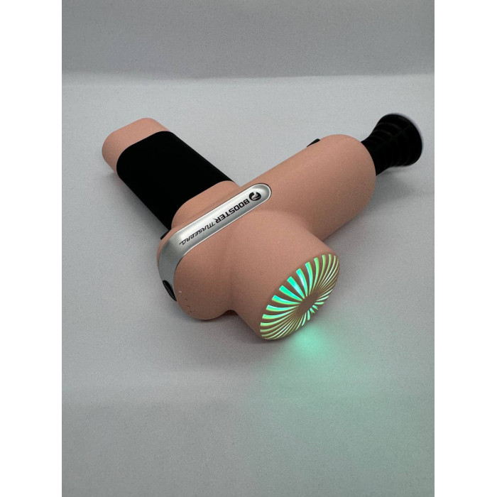 Компактный перкуссионный массажер Booster Lightsaber Mini Rose с подарочным кейсом