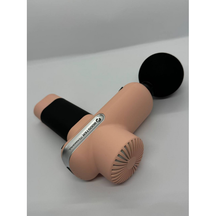 Компактный перкуссионный массажер Booster Lightsaber Mini Rose с подарочным кейсом