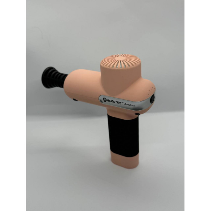Компактный перкуссионный массажер Booster Lightsaber Mini Rose с подарочным кейсом