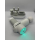 Компактный перкуссионный массажер Booster Lightsaber Mini White с кейсом в комплекте
