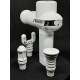 Компактный перкуссионный массажер Booster Lightsaber Mini White с кейсом в комплекте