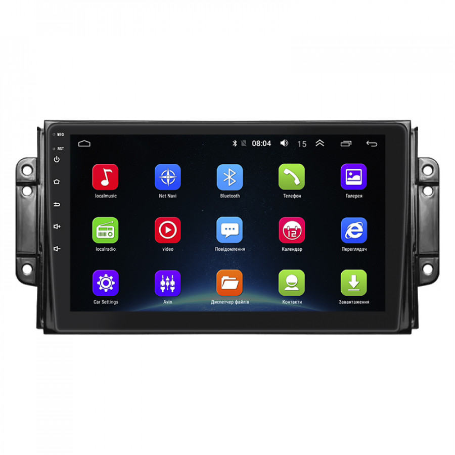 Штатная магнитола Lesko для Chery Tiggo 2 I 2016-2020 экран 9" 2/32Gb Wi-Fi GPS Base