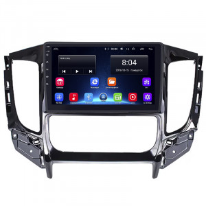 Штатная магнитола Lesko для Mitsubishi Pajero Sport III ver. 2 2015-2019 экран 9" 2/32Gb Wi-Fi GPS Base