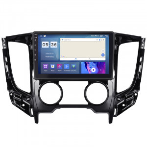 Штатная магнитола Lesko для Mitsubishi Pajero Sport III ver.1 2015-2019 экран 9" 4/64Gb CarPlay 4G Wi-Fi GPS Prime