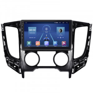 Штатная магнитола Lesko для Mitsubishi Pajero Sport III ver.1 2015-2019 экран 9" 4/32Gb 4G Wi-Fi GPS Top