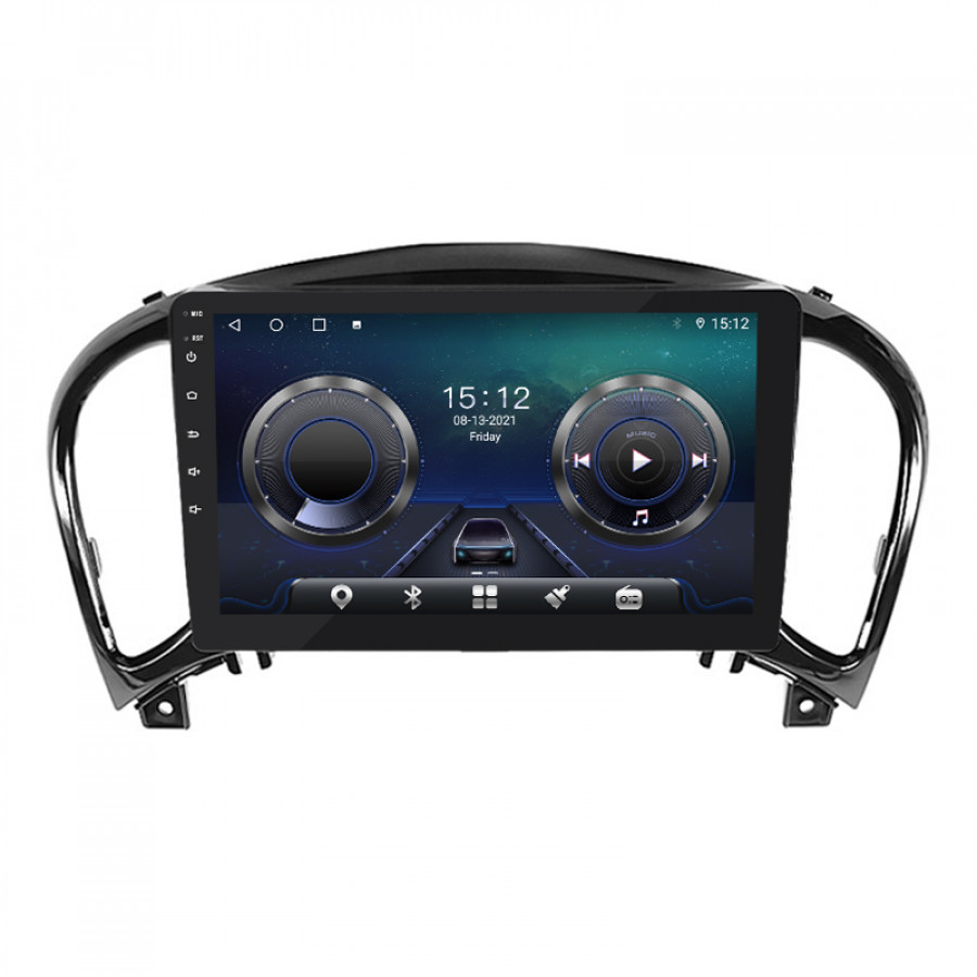 Штатная магнитола Lesko для Nissan Juke I Рестайлинг 2014-2019 экран 9" 4/32Gb 4G Wi-Fi GPS Top