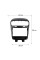 Штатный комплект переходная рамка Dodge Journey 2011-2020 Fiat Freemont 2011-2016 (0000) 9" + адаптер питания