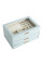 Шкатулка Casegrace SP-01223 для украшений и ювелирных изделий трехуровневая 26,5*18*13,5 см Blue