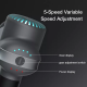Компактный перкуссионный массажер Booster Lightsaber Mini с зарядной станцией