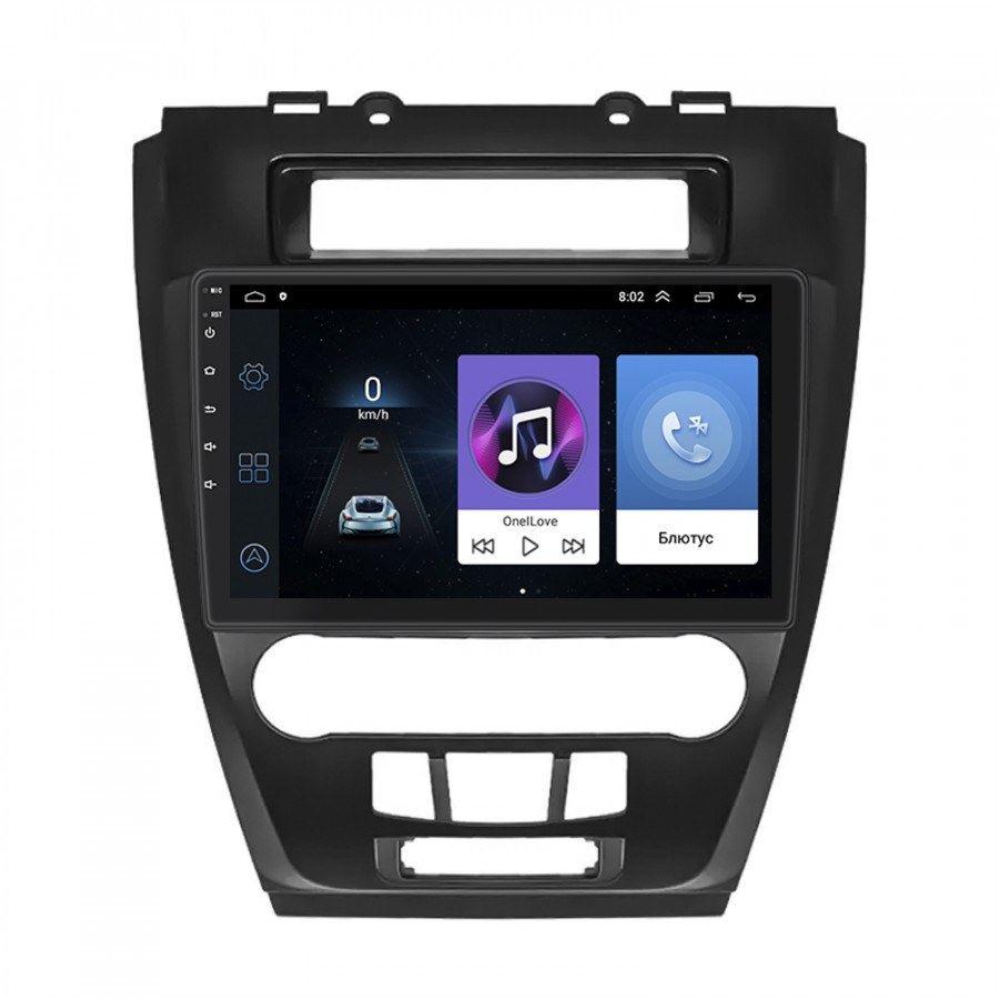 Штатная магнитола Lesko для Ford Fusion I Рестайлинг 2009-2012 экран 10" 1/16Gb Wi-Fi GPS Base