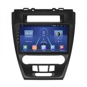 Штатная магнитола Lesko для Ford Fusion I Рестайлинг 2009-2012 экран 10" 4/32Gb 4G Wi-Fi GPS Top
