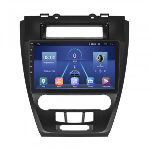 Штатная магнитола Lesko для Ford Fusion I Рестайлинг 2009-2012 экран 10" 6/128Gb 4G Wi-Fi GPS Top