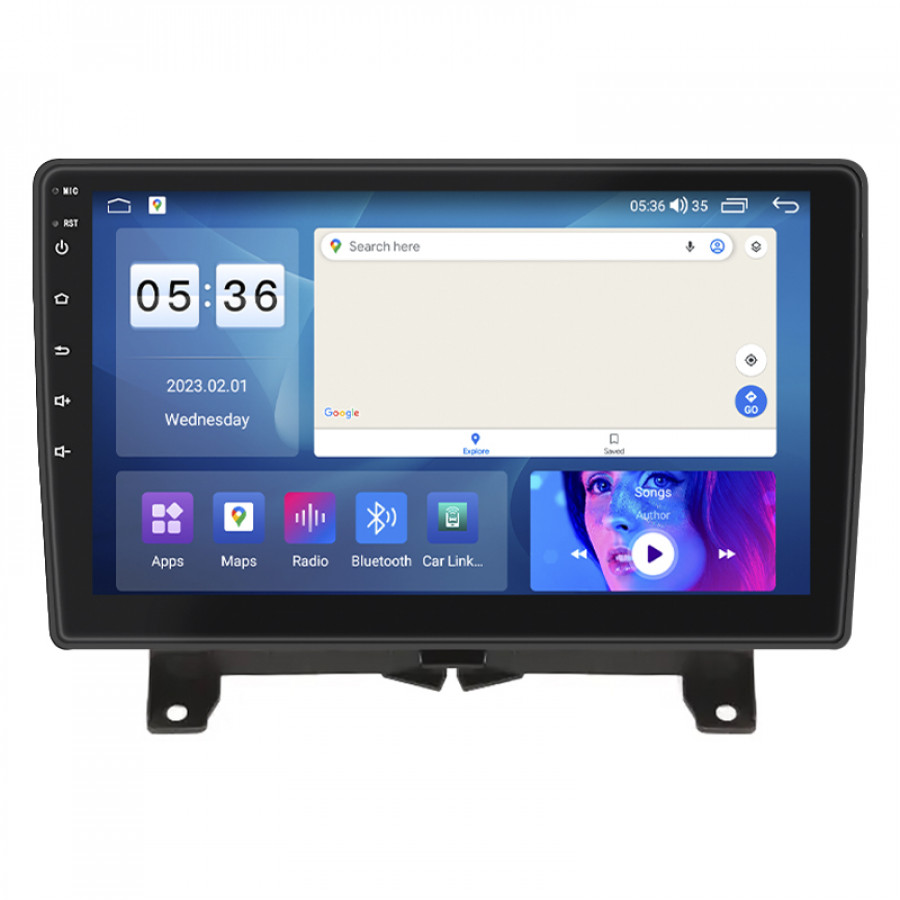 Штатная магнитола Lesko для Land Rover Range Rover Sport I 2005-2009 экран 9" 4/64Gb CarPlay 4G Wi-Fi GPS Prime