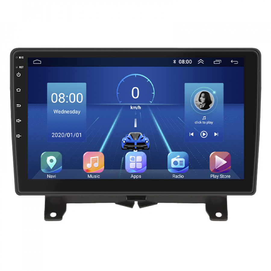 Штатная магнитола Lesko для Land Rover Range Rover Sport I 2005-2009 экран 9" 4/64Gb 4G Wi-Fi GPS Top