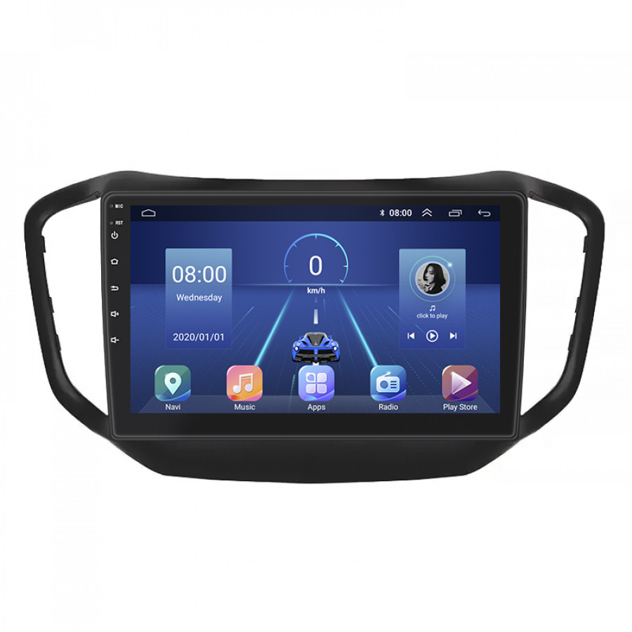 Штатная магнитола Lesko для Chery Tiggo 5 I 2014-2016 экран 10" 2/32Gb 4G Wi-Fi GPS Top